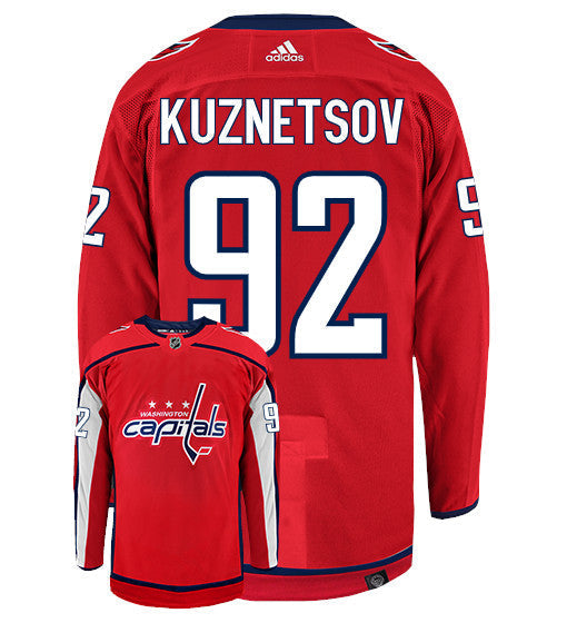 Evgeny Kuznetsov Washington Capitals Adidas Primegreen Authentic NHL Hockey Jersey